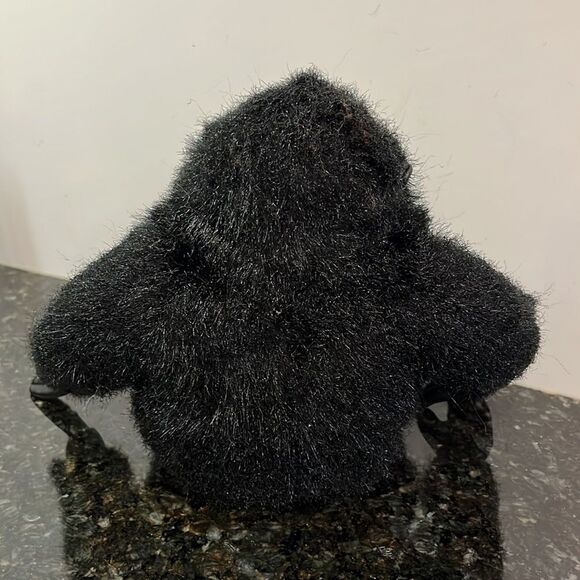 Black Gorilla Plush with Velcro Hands. Size 8”Mei Da Toys - Picture 3 of 5
